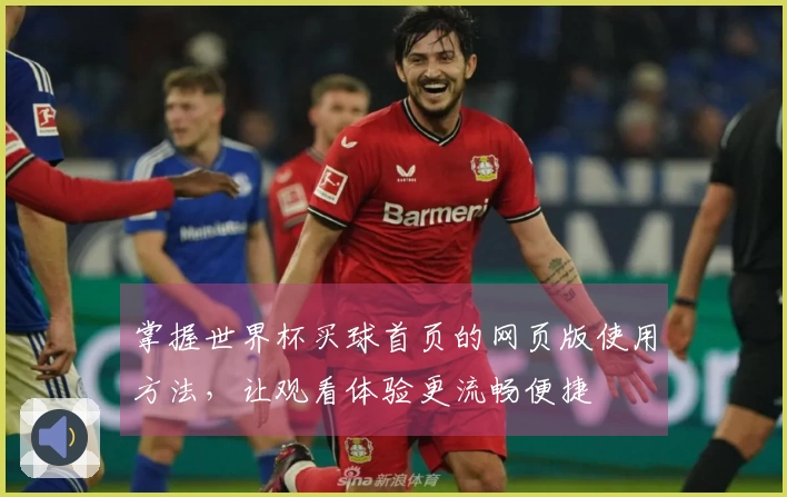掌握世界杯买球首页的网页版使用方法，让观看体验更流畅便捷